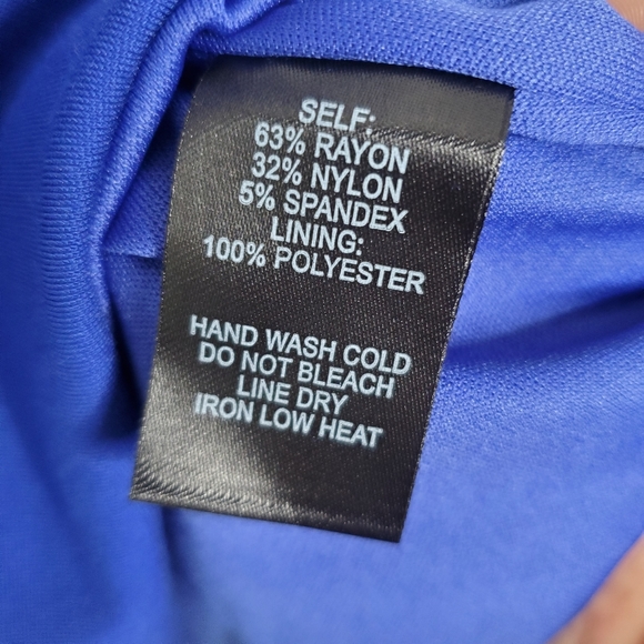 NEW | Lulu's | Blue " Serena " Bodycon Short Sleeve Open Back Dress - Picture 8 of 12